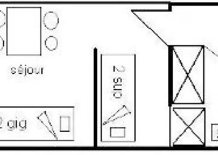 Le France - 3/4 P - Le France - 538fr - Plagne Centre Mae-8834 *